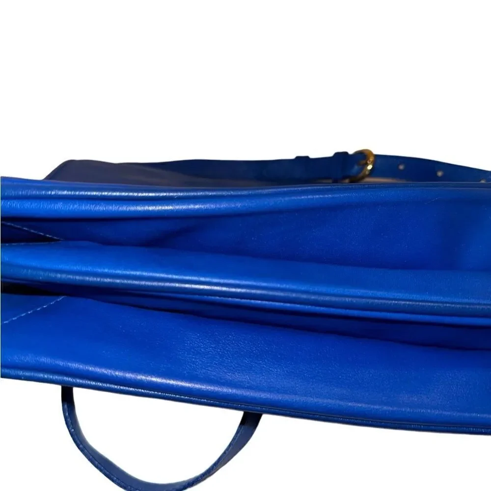Gucci blue leather